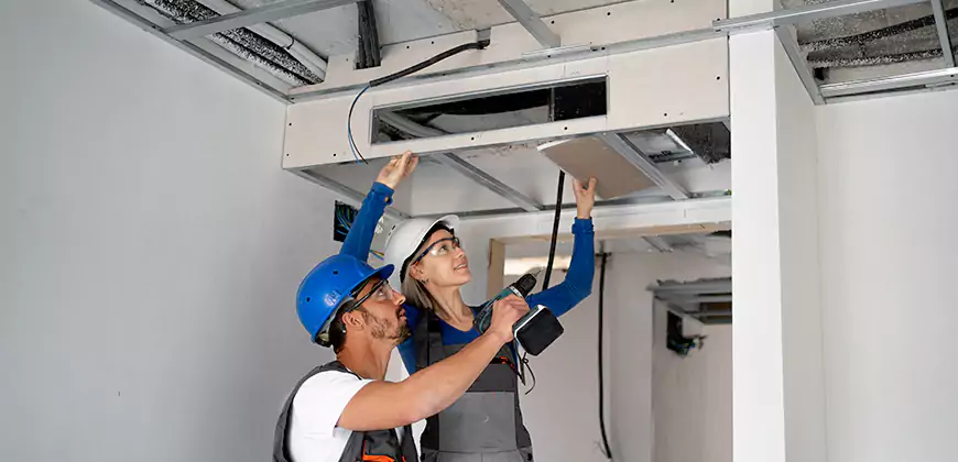Duct Insulation and Condensation Repair in Centreville