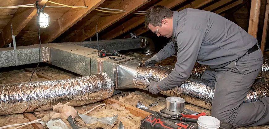 Furnace Ductwork Replacement in Centreville