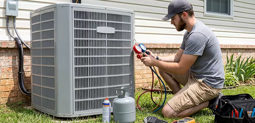 Emergency Air Conditioning Retrofit in Centreville