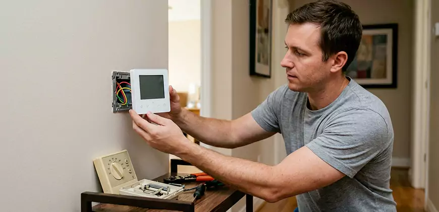 Heat Pump Thermostat Configuration in Centreville