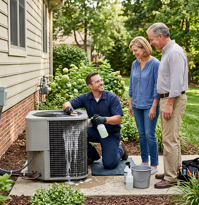 Why Centreville, VA Homeowners Choose KNH Heating and AC for AC Coil Cleaning?