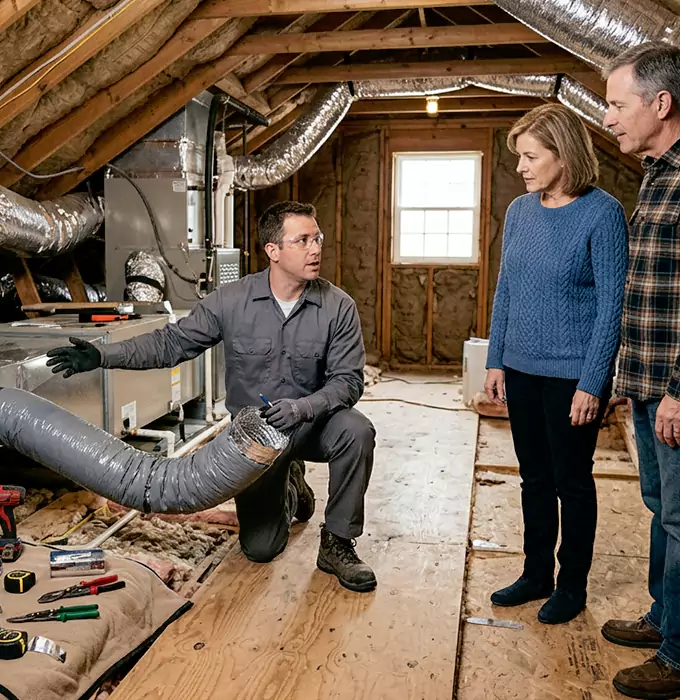 Why Centreville Homeowners Choose KNH Heating and AC for AC Duct Replacement?