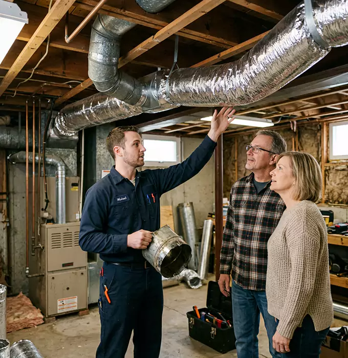 Why Centreville Homeowners Choose KNH Heating and AC for Ductwork Replacement?