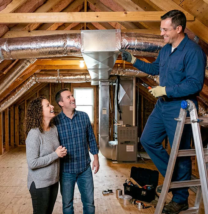 Why Centreville, VA Homeowners Choose KNH Heating and AC for HVAC Duct Installation?